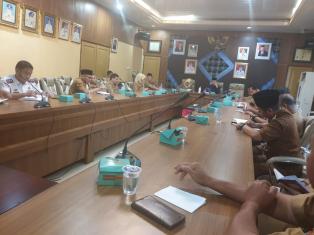 Rapat Persiapan Kunjungan Kerja Bapak Menteri KKP RI ke Kabupaten Musi Rawas, di Ruang Rapat Bina Pr