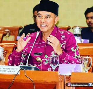 Bupati Musi Rawas @h.hendra_gunawan mewakili  Asosiasi Pemerintah Kabupaten Seluruh Indonesia (APKAS