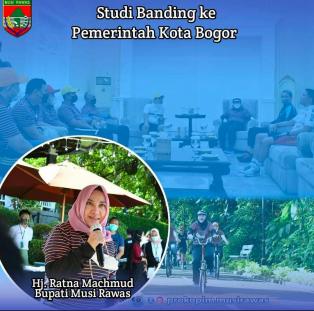 Bupati Musi Rawas @ratnamachmud Melaksanakan Studi Banding Ke Pemerintah Kota Bogor di Ruang Paseban