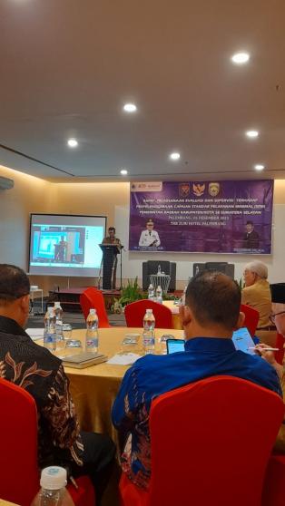 Rapat pelaksanaan evaluasi dan supervisi terhadap penyelenggaraan capaian Standar Pelayanan Minimal