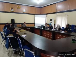Rapat Pergeseran RKPD 2024 di pimpin langsung Kepala Dinas PU CKTRP Kab. Musi Rawas