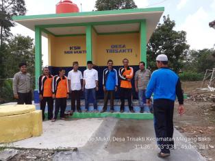 Monitoring Kegiatan Pembangunan Ipal Komunal Kombinasi MCK di Desa Trisakti Kecamatan Megang Sakti K