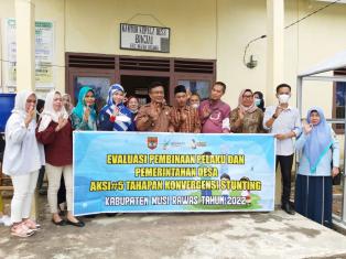 Menghadiri acara tahapan konvergensi stunting di desa Binjai dan Bingin Jungut kec. Muara Kelingi  #