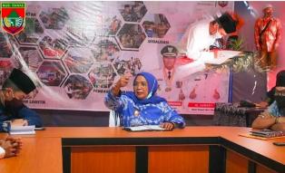 Wakil Bupati Musi Rawas @suwartiburlian Pimpin Rapat Penyesuaian New Normal untuk membuka Rumah Ibad
