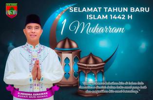 Bupati Musi Rawas @h.hendra_gunawan Mengucapkan Selamat Tahun Baru Islam 1442 H 1 Muharram.  Semoga 